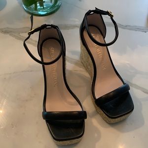 Stuart Weitzman Nudist Espadril Wedge - worn only once! Women’s size 38.5 / 8